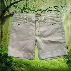 Y2k 90s White BabyPhat Summer Shorts Size 9